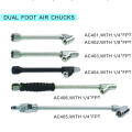 Dual Foot Tire Air Chuck